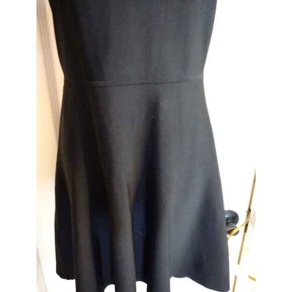 Bcbg Maxazria Dress Black Sleeveless Strapy Lined Back Sz L - Picture 4 of 11